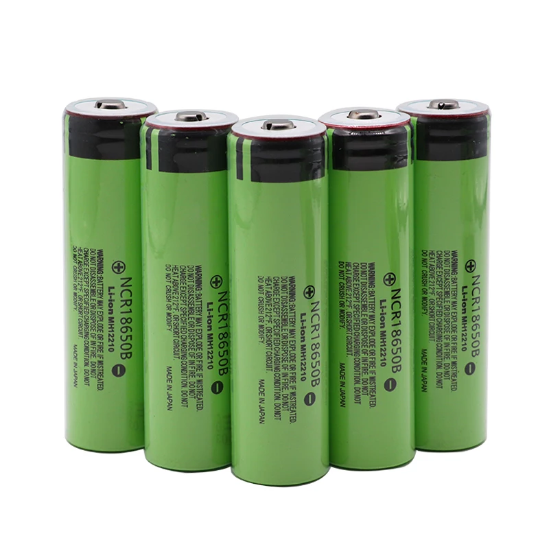 Panasonic New Original NCR18650B 3.7 v 3400 mah 18650 Lithium Rechargeable Battery For Flashlight batteries(NO PCB