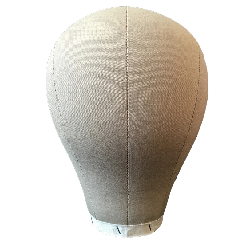 

Mannequin Model Cork Head Canvas Block Head Wig Cap Making Plate Bottom 22inch