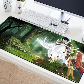 

Yuzuoan anime shield hero philo bird mouse pad oversized lock edge non-slip rubber keyboard mouse pad