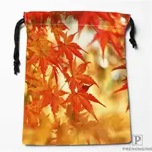 Пользовательские печати кленовый лист(сумки для покупок на шнурках дорожный мешочек для хранения плавать Туризм игрушка сумка унисекс мульти Size19-01-04-62