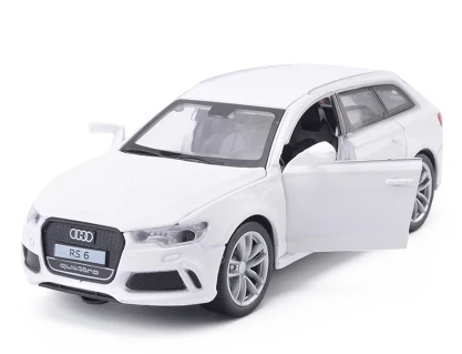Литой металлический автомобиль Audi RS6 Quattro в масштабе 1:32 роскошная модель