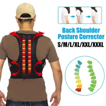 

Adjustable Back Posture Corrector Clavicle Spine Back Shoulder Lumbar Brace Support Belt Posture Correction houlder Lumbar Brace