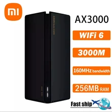 Xiaomi-enrutador MI AX3000, enrutador global de malla Wifi6, 2,4G, 5,0 GHz, Gigabit completo, 5G, repetidor WiFi, 4 antenas, enrutador de malla extensor de red