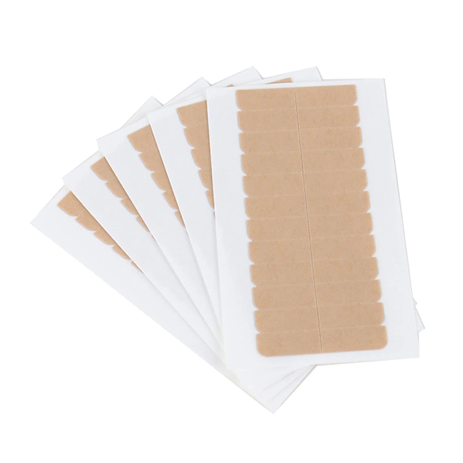 60pcs Pre-Cut Double Side Adhesive Tapes for Hair Extensions Skin Weft 4cm x 0.8cm Wig Tape Wig Hair Extension Glue 