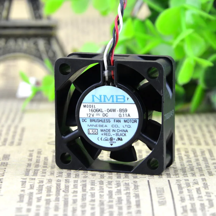

Новый 1606KL-04W-B59 12 В 0,11 а 40*40*15 мм защита двигателя охлаждение
