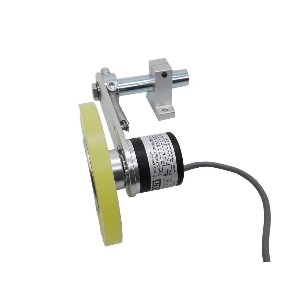 

GHW38 Length Measuring Device Pulse Output Rotary Encoder With 200mm /300mm circumference Non-slip Wheel