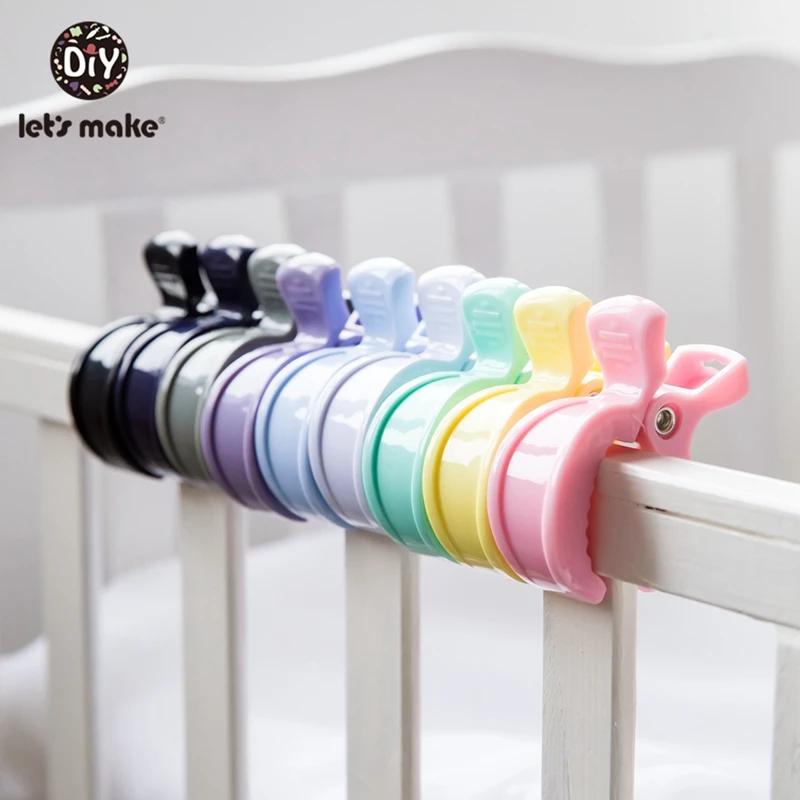 Let'S Make 20Pc/Lot Stroller Pvc Clip Pram Stroller Accessories Colourful Baby Shower Gift Baby Carriage Clip Baby Accessories