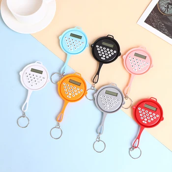 

Chicken Pan Miniature Portable Calculators Cute Creative Keychain Are Reserved For Students For Exams
