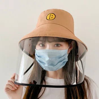 

Women Cotton Sunbonnet Safety Visor Cap Anti-fog Fisherman Hat Face Dust Droplets UV Prevention Girls Boys Sun-shade Chapeau