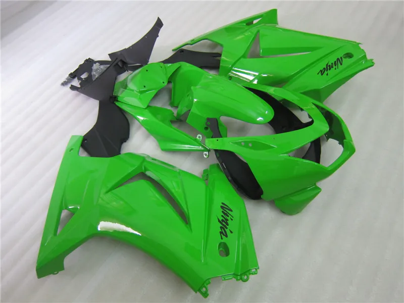 Подходит для Kawasaki Ninja 250r 2008- обтекатель комплект EX250 08 09, 10, 11, 12, Обтекатели литья под давлением зеленый S94