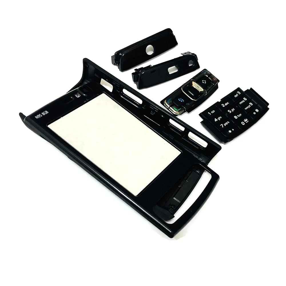  Complete front cover N95(8G) keyboard for Nokia N95(8G) battery back cover High quality housing+Key