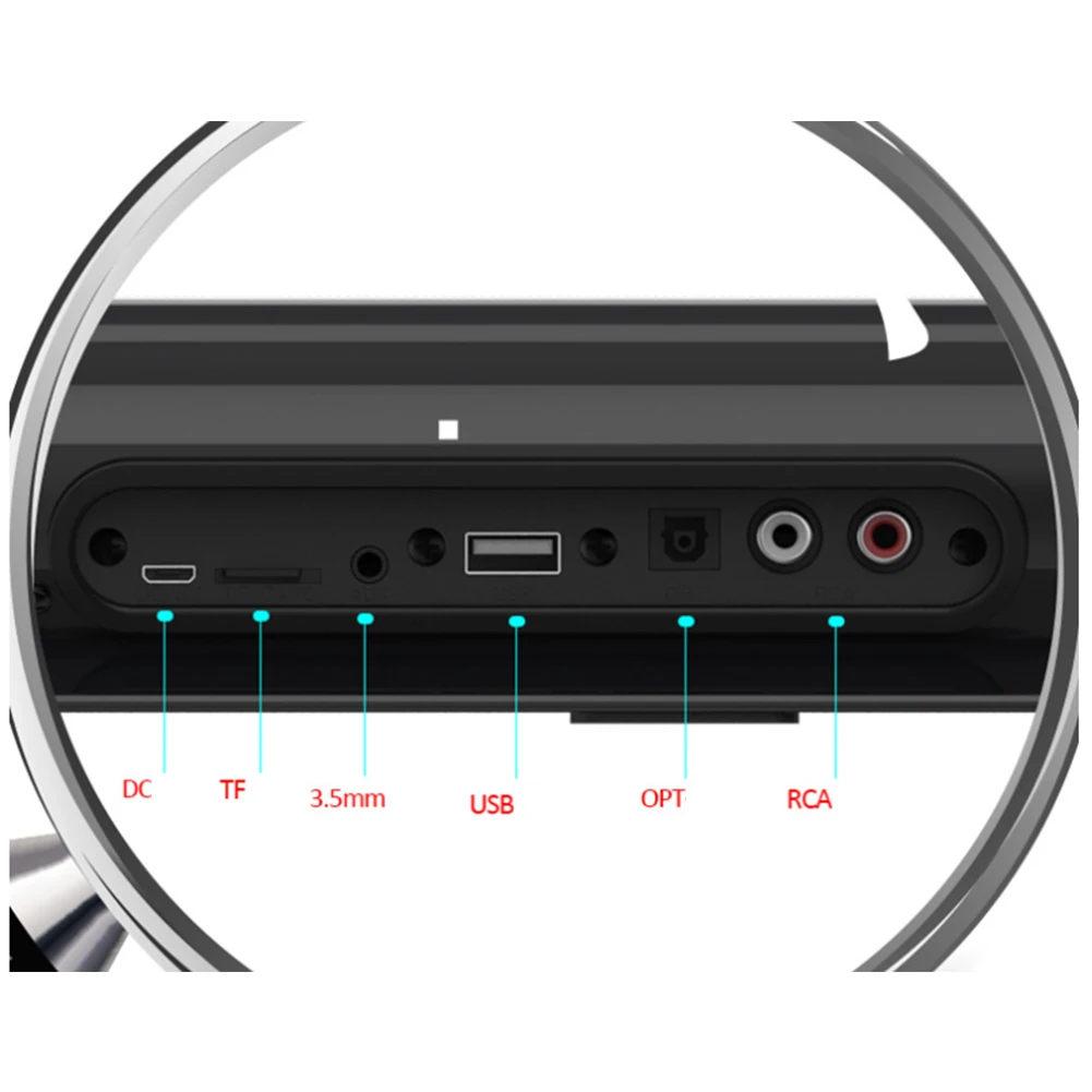 USB Remote Control Stereo Audio HIFI Wireless Bluetooth Speaker FM Radio TV Wall Mounted Deep Bass Sound 3D Surround | - Цена: 