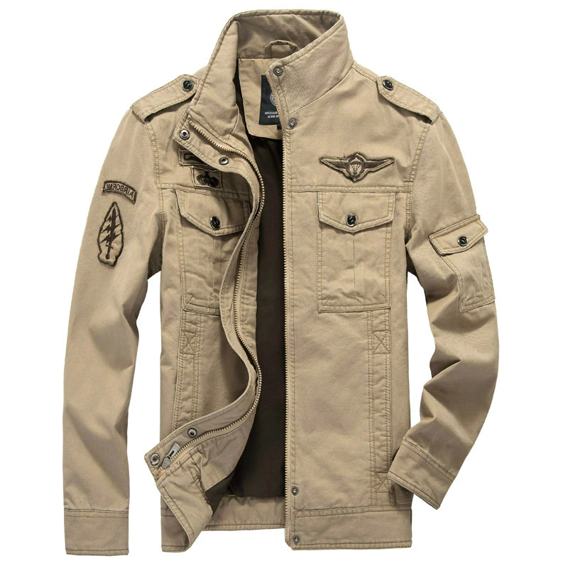 M-6XL, большой размер, хлопковая военная куртка для мужчин,, осень, зима, MA-1 стиль, армейские куртки, мужские Брендовые куртки, мужские куртки-бомберы