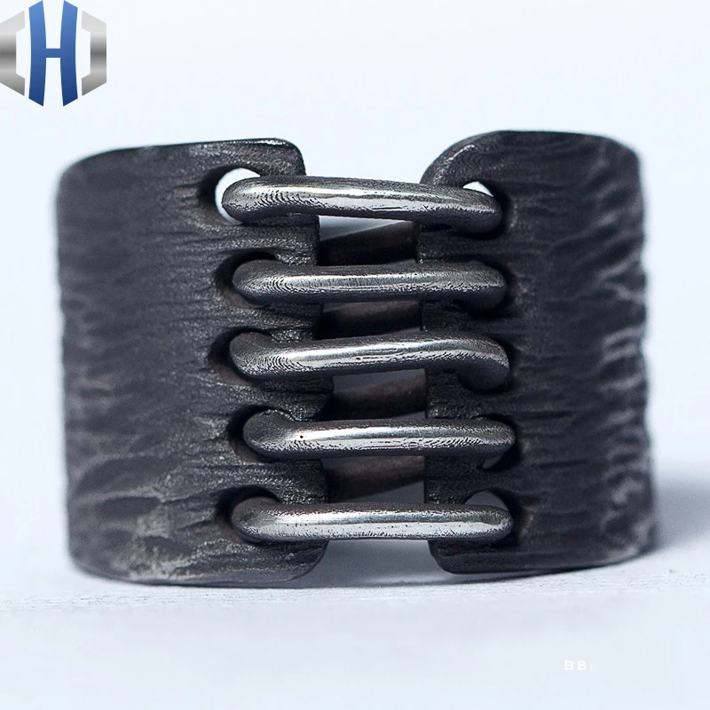 24mm silver 24 мм, дизайн, ручной работы, серебряное, ручной работы, с текстурой дерева, кольцо, простая текстура, указательный палец, кольцо - Цвет основного камня: 24mm silver