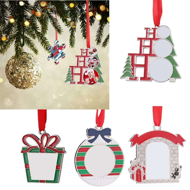 сублимационная пустая подвеска теплопередача Рождественская елка подвесное