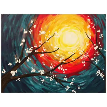 

4 Pack Flower Tree 5D DIY Diamond Painting Kits Full Drill Rhinestone Embroidery X4YD