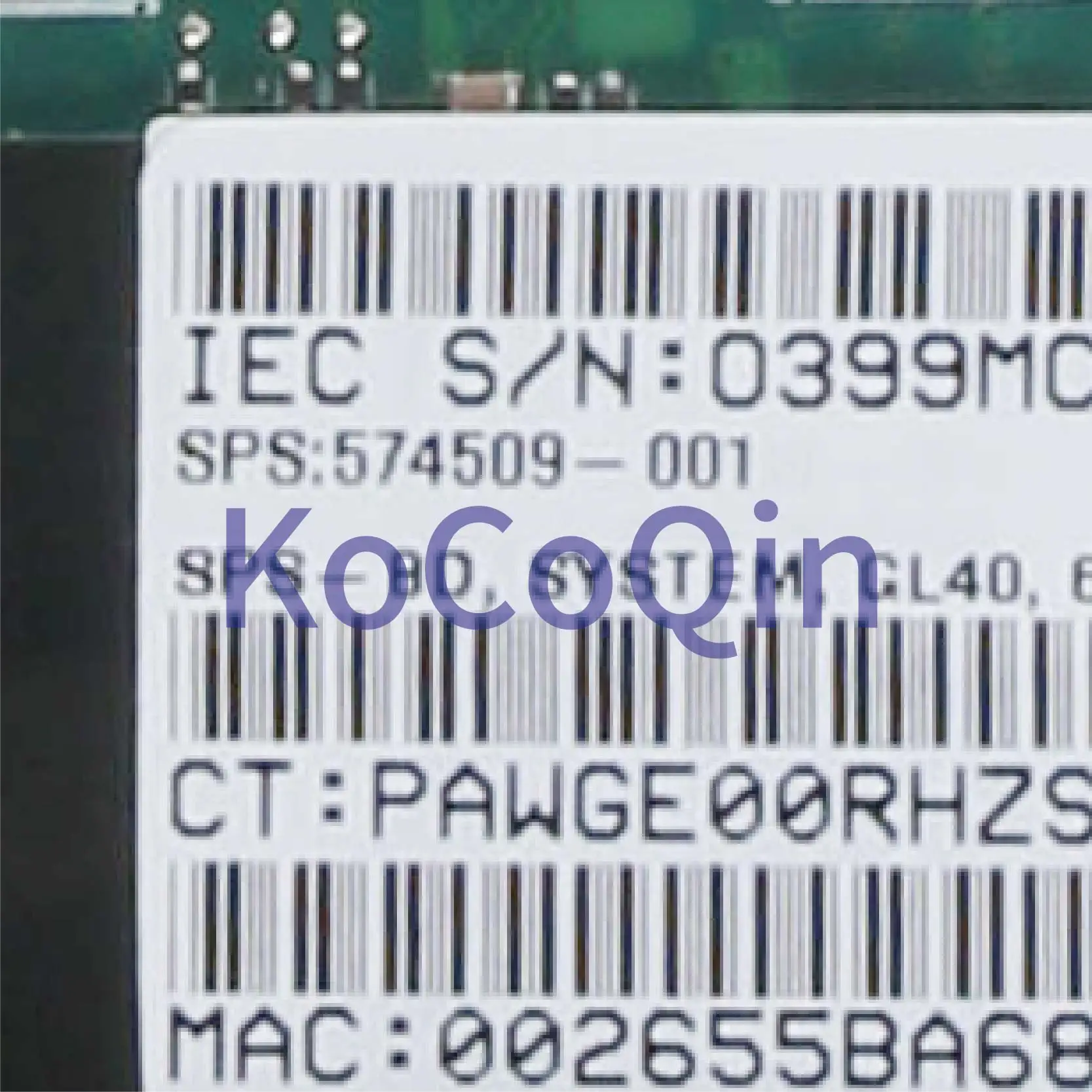 Материнская плата ноутбука KoCoQin для hp Probook 4410S 4510S GL40 материнская плата 574509-001 574509-501 6050A2252701-MB-A03 DDR2