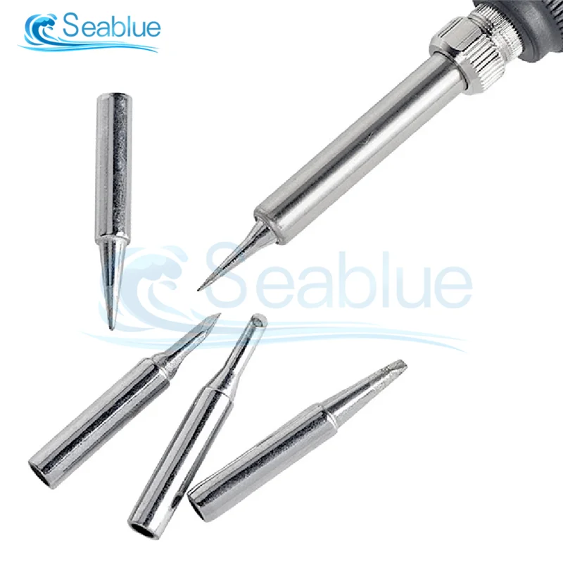 

2022 New 5Pcs Soldering Iron Kit Lead Free Soldering Iron Tips Replacement For Soldering Repair Station 908 908S Weller