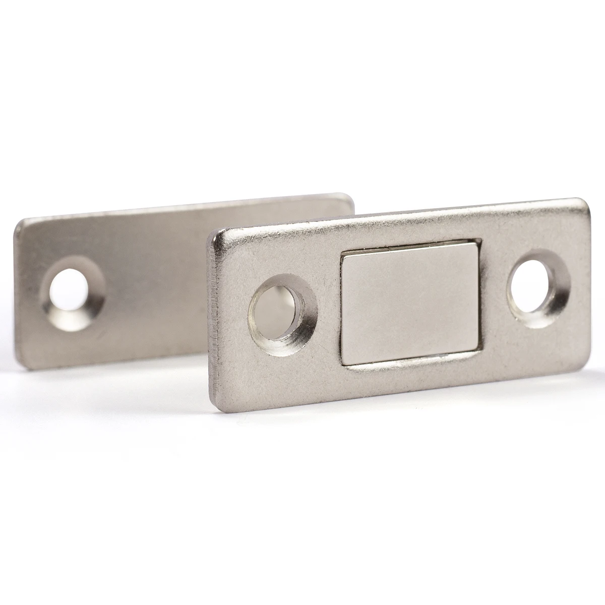 Door Latch Cabinet Latch Ultra Thin Magnet Door Catch Strong Magnets for Furniture Door Closure Super Powerful Cabinet Neodymium Magnetic Latch