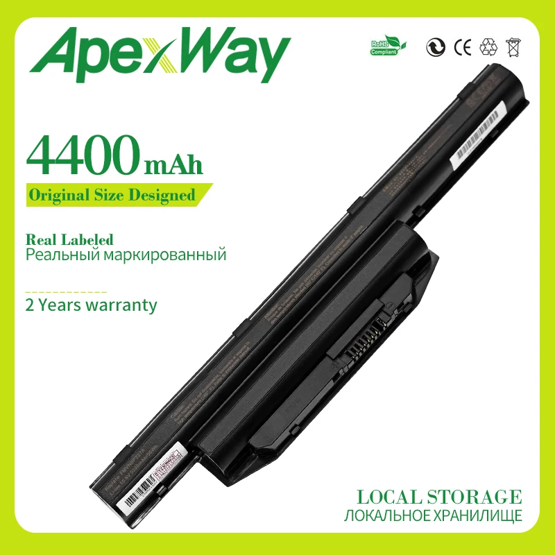 Аккумулятор Apexway FMVNBP227A для ноутбука Fujitsu LifeBook A544 AH564 E733 E734 E743 E744 E753 E754 S904 SH904 FPCBP405Z