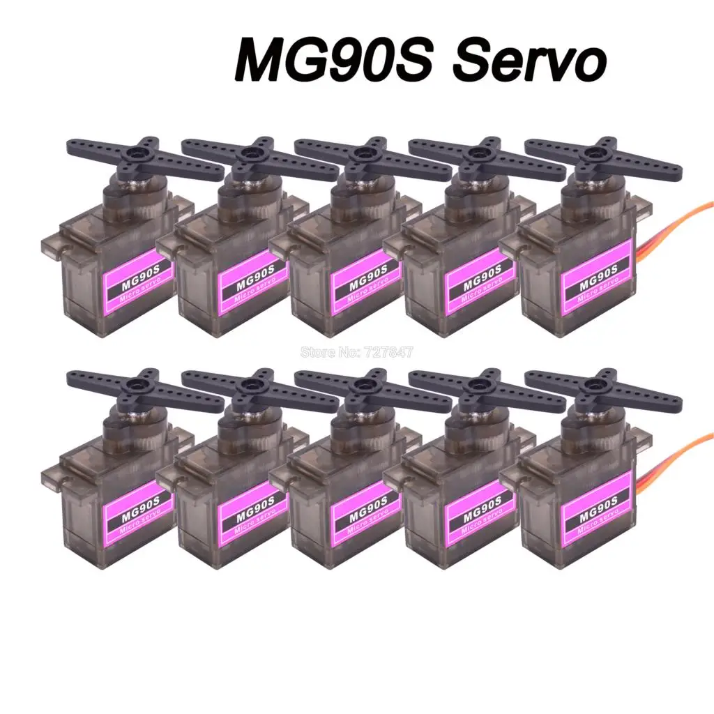 Новый MG90S сервопривод металлическая передача цифровая 9g Servo SG90 для Rc вертолёт