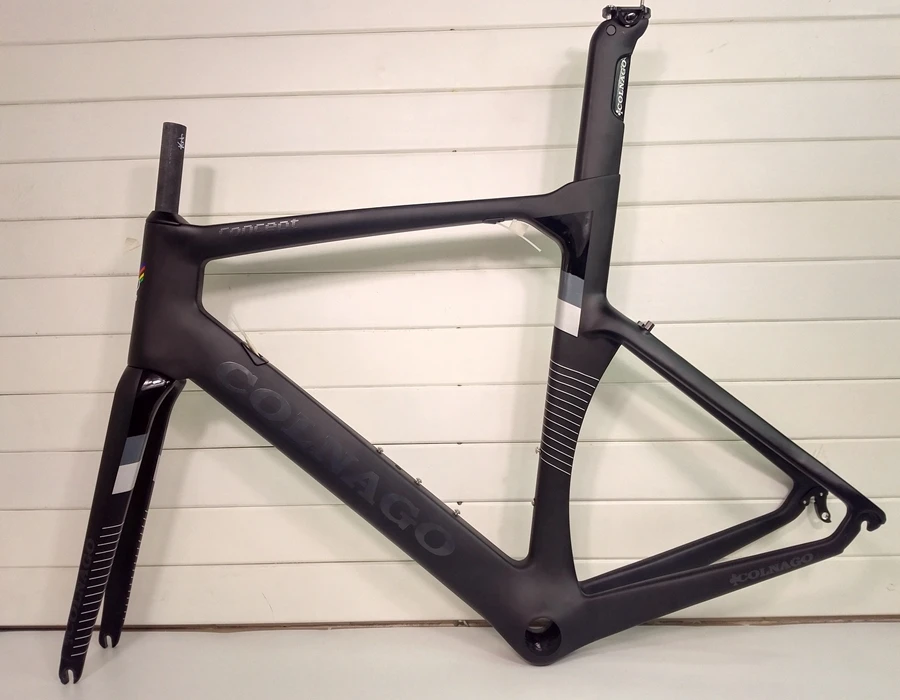 Colnago Concept набор углеродных дорожных Рам ободной тормоз углерода велосипед рама подходит как DI2 и механическая группа BB386