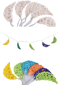 

Fashion Design 10/20 LED Moon String Lights Holiday Christmas Ramadan Wedding Decoration Fairy Lights