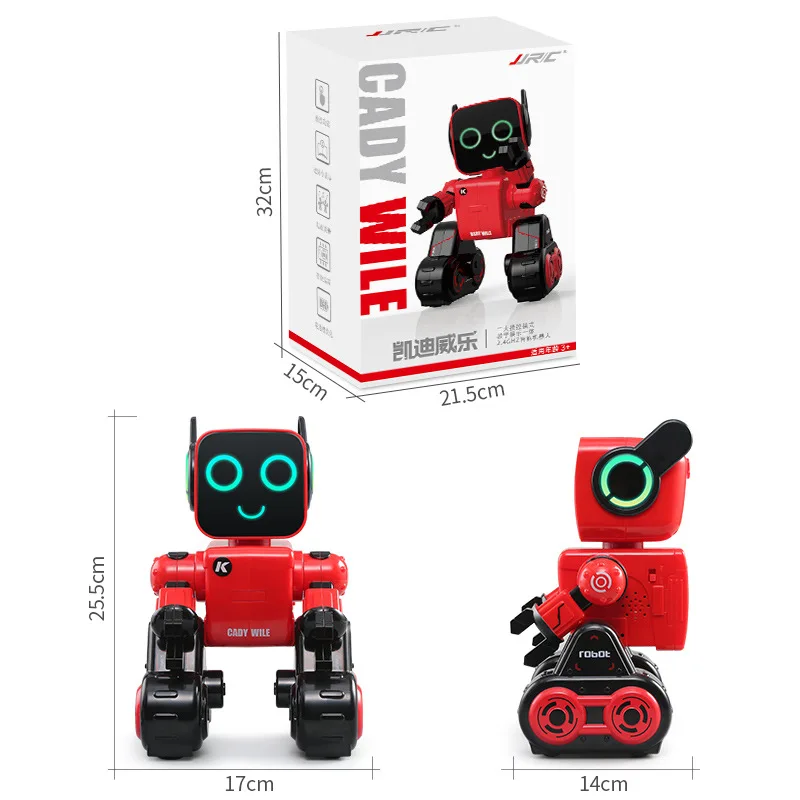 

Phyllis jia zhi Can Toy Electric Remote Control Robot Machinery Cops Kaidi Ville Early Education Singing Dancing Programming