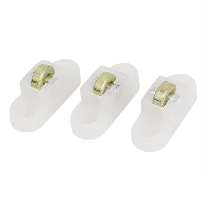 4 pcs door window cabinet single sliding metal roller wheel 8mm Dmr