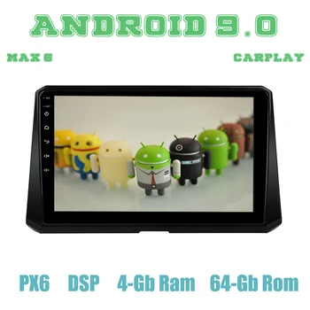 

PX6 10.2" IPS Android 9.0 Car GPS Radio Multimedia for Toyota corolla car player 2019 2020 WIFI USB DSP 4+64GB Auto Stereo