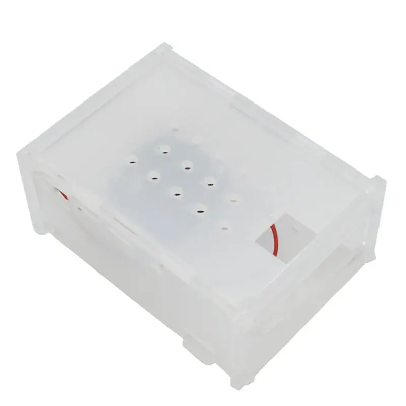 1Set Clear Acrylic Case Enclosure Box with Cooling Fan for Raspberry Pi 4 Model B Accessories 5