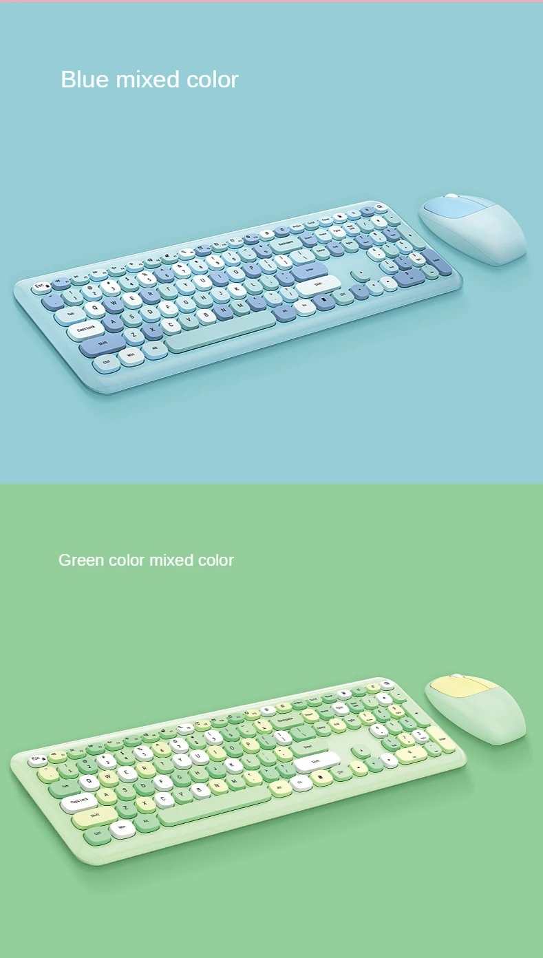 e mouse conjunto meninas adorável chocolate silencioso teclado de cor infinita