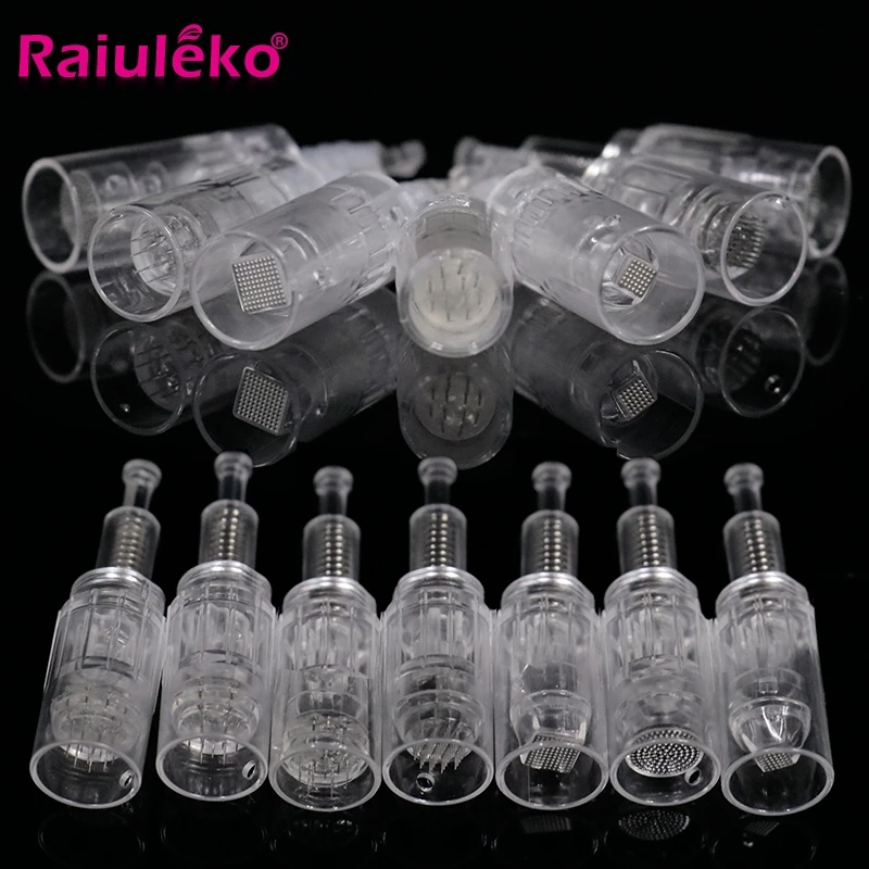 Картридж с иглой 100/10p 9 Pin/12 Pin/36 Pin Nano байонетный винт для Dr.pen Электрический