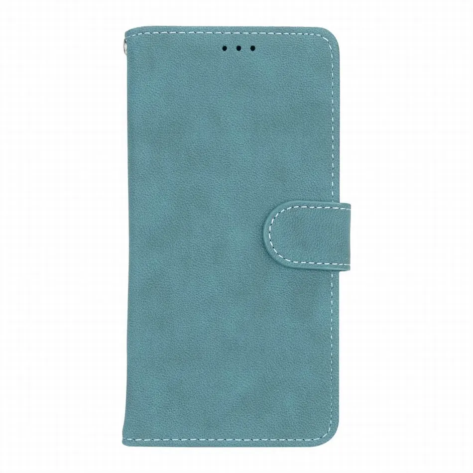 Plain Wallet Cover For Bags LG Stylo 4 5 Q8 G8 ThinQ K40 K12 Card Slot Couqe Man Leather Phone Case Zipper Flip Funda DP27H - Цвет: Blue C