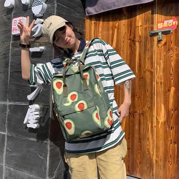 

Small Fresh Canvas Printed Art Canvas Student Hand Bag Female