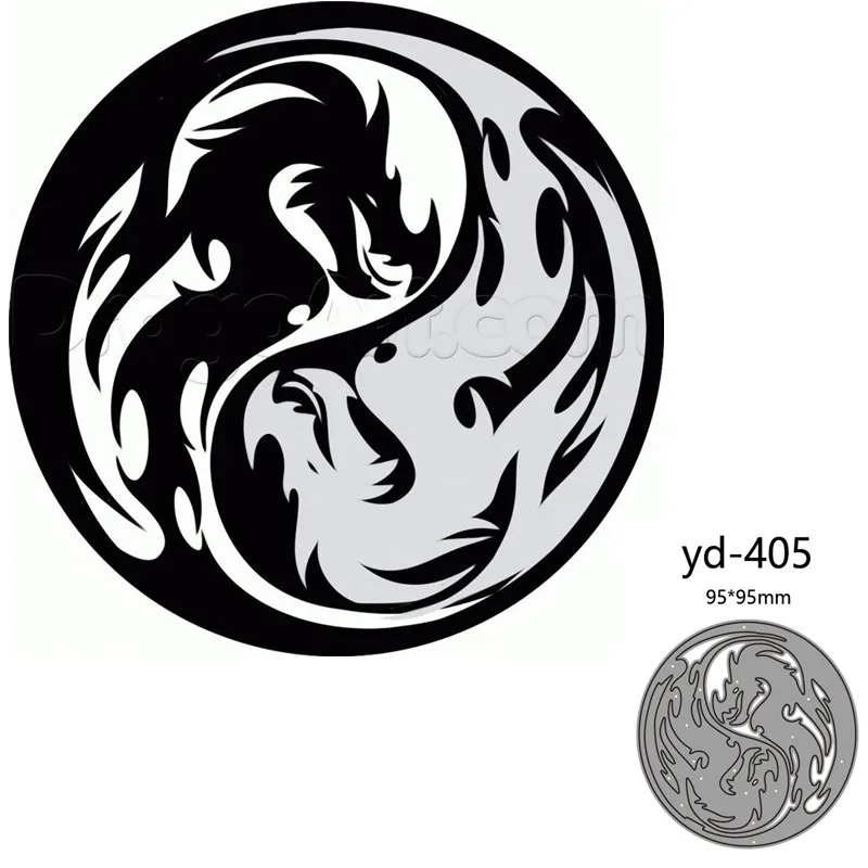 

Металлические Вырубные штампы, форма для украшения дракона, для скрапбукинга, бумаги, рукоделия, ножа, форма, лезвие, перфоратор, трафареты