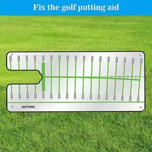 Golf Swing Straight Practice Golf Putting Mirror Eye Swing Training Putter Golf Line Trainer Accessories Aid Mirror Alignme N2g5