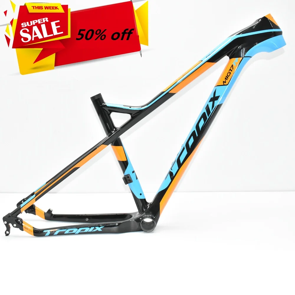 Новинка 2019 KLS углеродная mtb рама 27 5 er 15 17 bb92 коническая для горного велосипеда