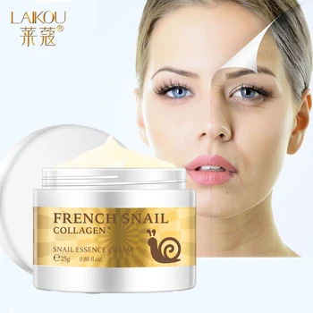 

LAIKOU 2pc Snail Essence Face Cream Repair Skin Anti-aging Moisturizer Hydration Collagen Serum Facial Art Salon Cream Wholesale