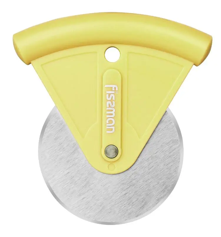 Yellow Cortador de Pizza con rueda de acero inoxidable utensilios para cortar pan herramientas de cocina - Цвет: Yellow