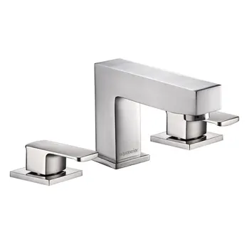

Aquaterior® Modern 3 Hole Bathroom Faucet Vanity Sink Basin 2 Handle Cold & Hot Water Tap DIY Kitchen BN