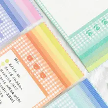 Sharkbang 2020 2021Kawaii 30 arkuszy Gradient notatniki 2 sztuk darmowe Dot naklejki codziennie Do zrobienia Planner Paperlaria biurowe