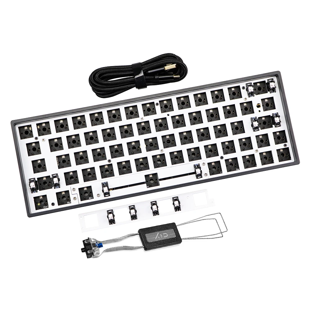 Cherry MXキーボード用の交換可能なPCBケース,Gk64,gk64x,gk64xs,rgb