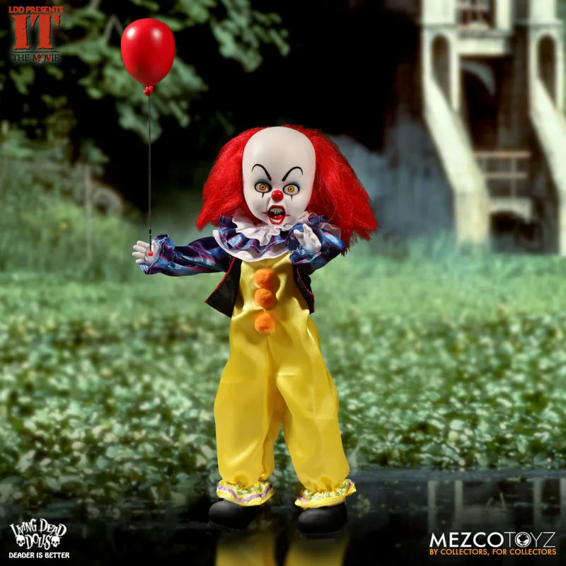 Mezco 99120 10 дюймов Жилая мертвая кукла Джокер, клоун коллекция восстания фигурка для Хэллоуина праздничный подарок
