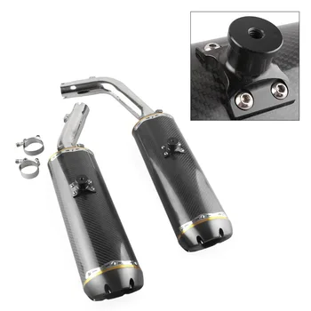 

for Yamaha YZF R1 2009 2010 2011 2012 Carbob Fiber Motorcycle Exhaust Muffler Pipe Universal Downpipes Headers Silencer Pipes