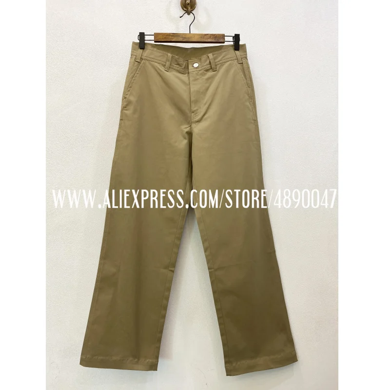 

Low waist Straight pants cotton trousers Women's New 2020 street clothing overalls high quality Leisure trousers