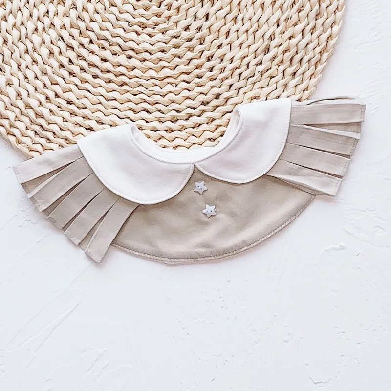 Летняя тонкая марлевая нагрудник INS в скандинавском стиле детское слюнявчик