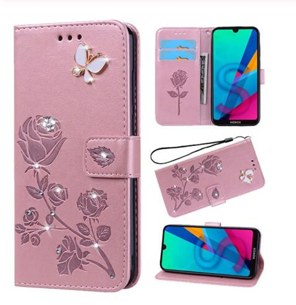 For ZTE Blade A53 Pro Diamond Texture Leather Phone Case(Purple)