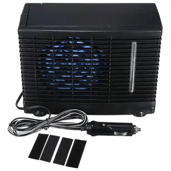 

Mini Air Conditioner Air Cooler With Fan 12V Speed Adjustable Radiator With Cigarette Lighter Adapter For Car Vehicle Truck