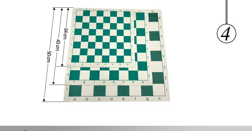 Easytoday Outdoor Chess Game Set Portable Plastic Chess Pieces Synthetic Leather Board Straps Travel Essentials Table Games Gift (4)